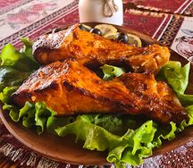 Форель на углях