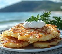 Драники с курицей