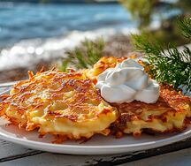 Драники с говядиной