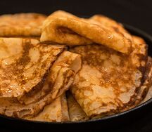 Блины с маслом