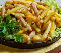 Картофель жареный