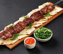 Шашлык из мраморной говядины