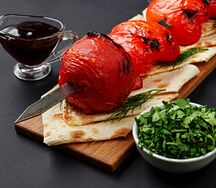 Томаты на углях 