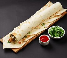 Люля-кебаб из свинины в лаваше