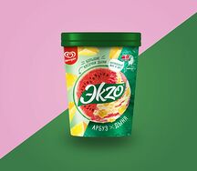 Мороженое Эkzо Арбуз-дыня Ведро