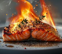 Форель на углях