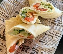 Тортилья с лососем