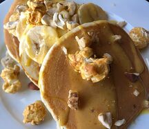 Панкейки с бананом