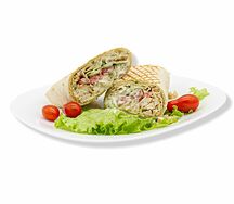 Мини-шаурма с говядиной в пшеничном лаваше