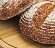 Полбяной цельнозерновой хлеб на закваске Тунгуска