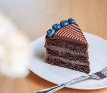 Торт Прага, кусочек