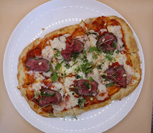 Пицца с ростбифом (18*28см)