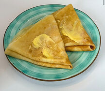 Блины с маслом