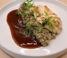 Куриная грудка су-вид с киноа