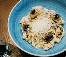 Паста Куриная с грибами