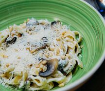 Паста Орехово-грибная