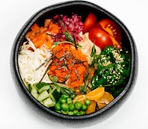 Поке с лососем