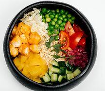 Боул с креветками