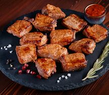 Big шашлык из свиной шеи