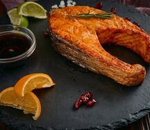 Форель на углях