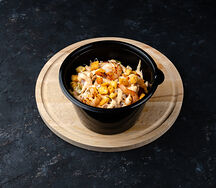 Салат Цезарь с креветками