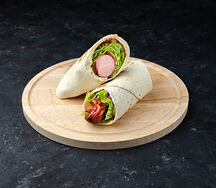 Хот-дог острый в тортилье