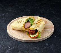 Хот-дог сырный в тортилье