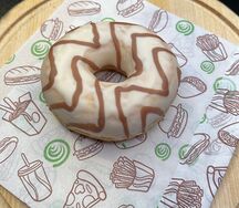 Пончик с карамелью