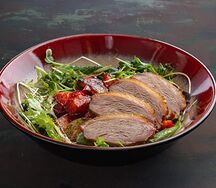 С уткой и печеными овощами