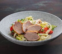 С уткой и медовой заправкой