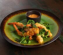 Креветки темпура