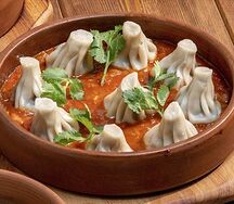 Патара хинкали в овощном соусе