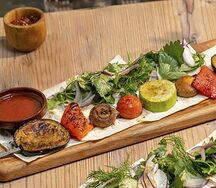 Шашлык овощной по-аджарски