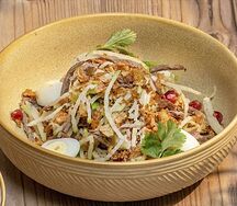 Салат со сладкой редькой и говядиной