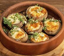 Шляпки шампиньонов