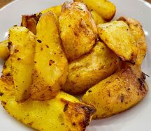 Картофельные дольки запеченные
