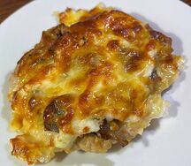 Мясо по-французски (эскалоп)