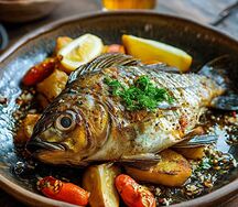 Дорадо на гриле 