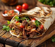 Шаурма и шашлык свиной