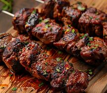 Шашлык из свиной шеи