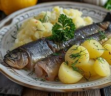 Селедка с картошечкой