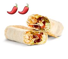 Шаурма с курицей барбекю