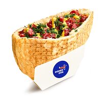 Донер-дог Охотничьи колбаски в булке