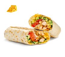 Шаурма с курицей сырная