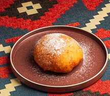 Армянский пончик с заварным кремом