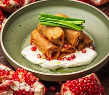 Толма в капустных листьях 