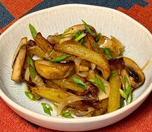 Картофель с грибами