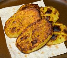 Печеный картофель в тандыре