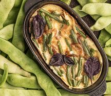 Армянский завтрак с фасолью 