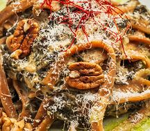 Аришта с авелуком и пармезаном 